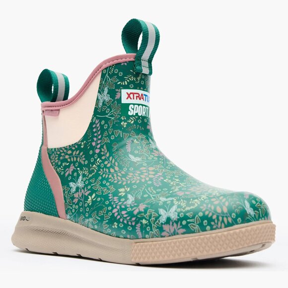 NEW XTRATUF Sports Deck rain Boots in green for women 1125 7t3 - Picture 8 of 8